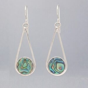 Ocean Echo Teardrop Earrings