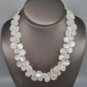 Mother of Pearl Petal Necklace