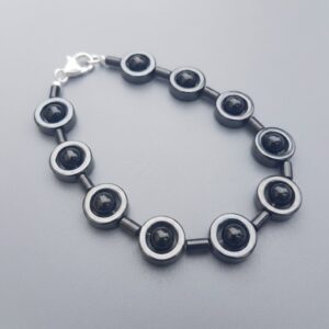 Ecliptic Harmony Hematite & Black Onyx Bracelet
