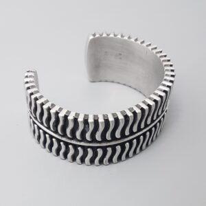 Aztec Wavy Line Cuff Bracelet
