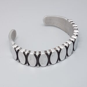 Oval Accent Cuff Bracelet
